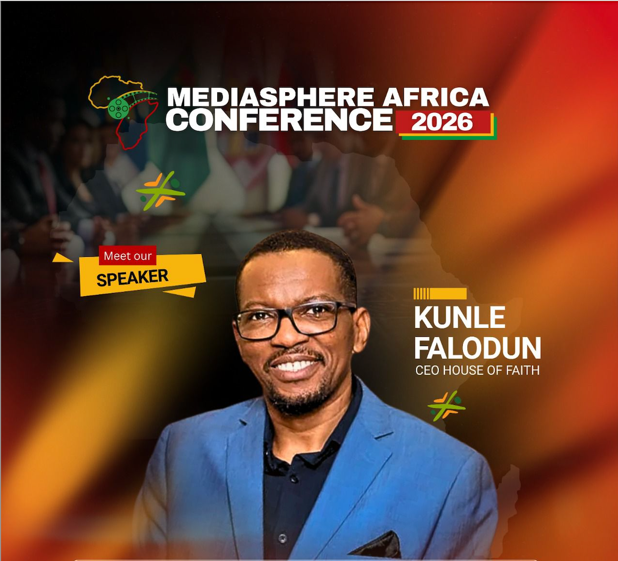 Kunle Falodun of House of Faith Keynote Speaker at Mediasphere Africa 2026
